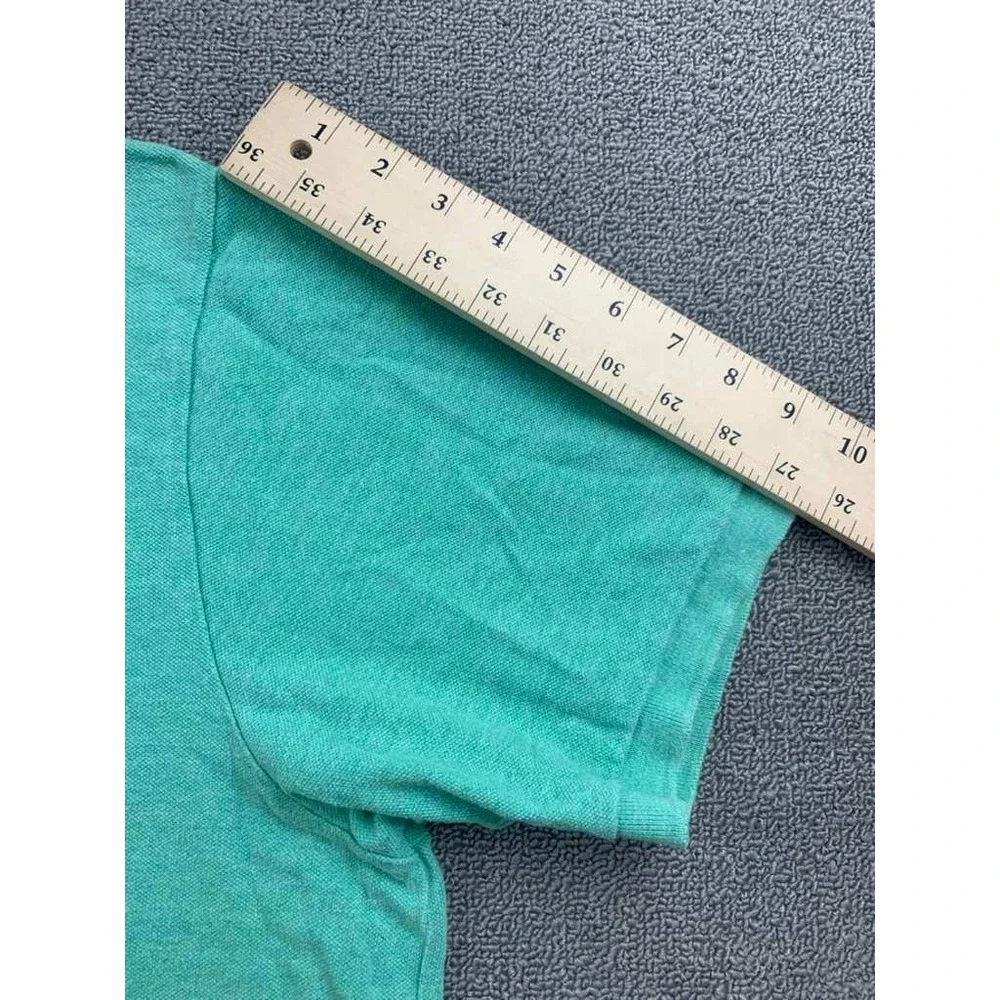 Polo Ralph Lauren Shirt Men 2XLT Polo Mint Green Pink Pony Knit Golf Tennis Prep